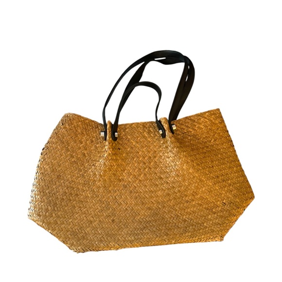 AllSaints Allington Straw Tote, Natural - Picture 4 of 9